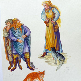 "Скандинавские легенды" иллюстрация