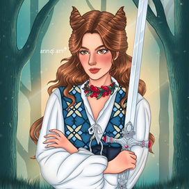 Иллюстрация по книге «Жестокий принц», Джуд.