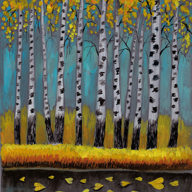 Иллюстрация в журнал. "Сентябрь"