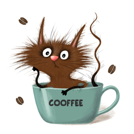 Вениамин, кот редкой породы, кофеман