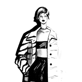 Фэшн иллюстрация 