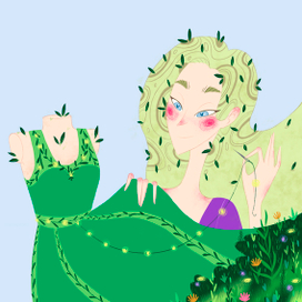 Иллюстрация в рамках арт-челленджа в instagram