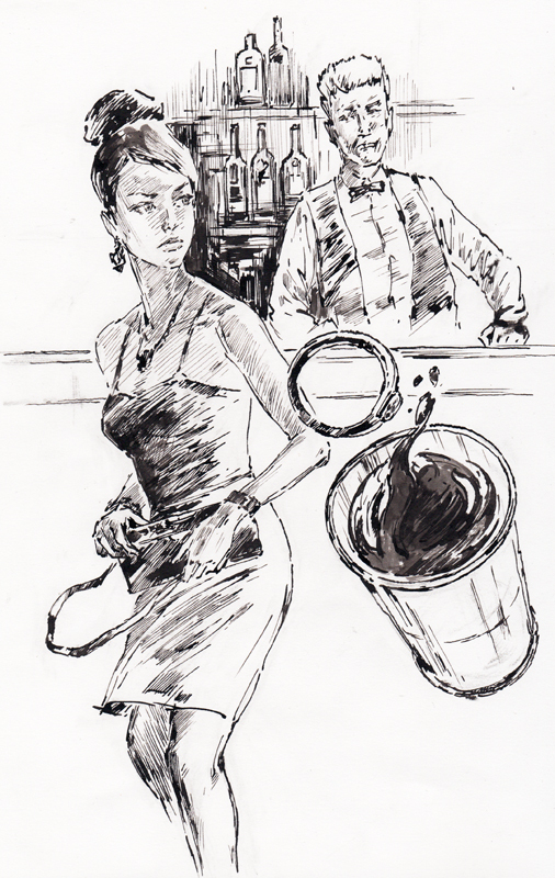 Пробная иллюстрация к "Средиземноморскому роману"