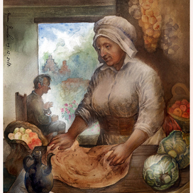 "Пряничный человечек". Кухня.