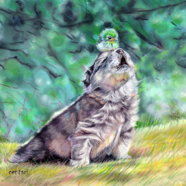 Пусть мама услышит.