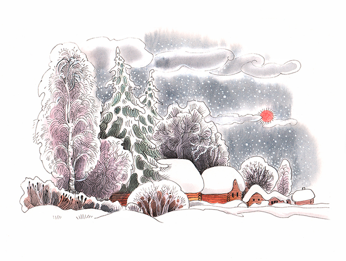 иллюстрация разворотная