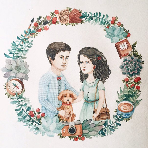 Семейный портрет на заказ (2)