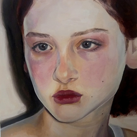 Портрет девушки, живопись🌸