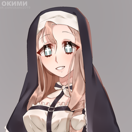 героиня из аниме "Воспитание девочек волшебниц" 