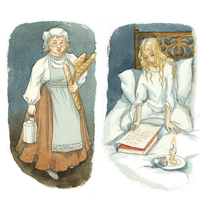 Заставки "Миссис Хрустальный Ручей" и Джуди.