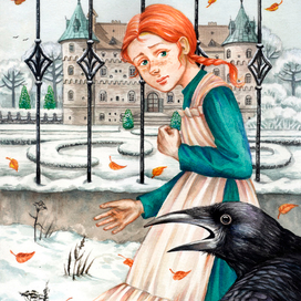 Встреча с вороном.