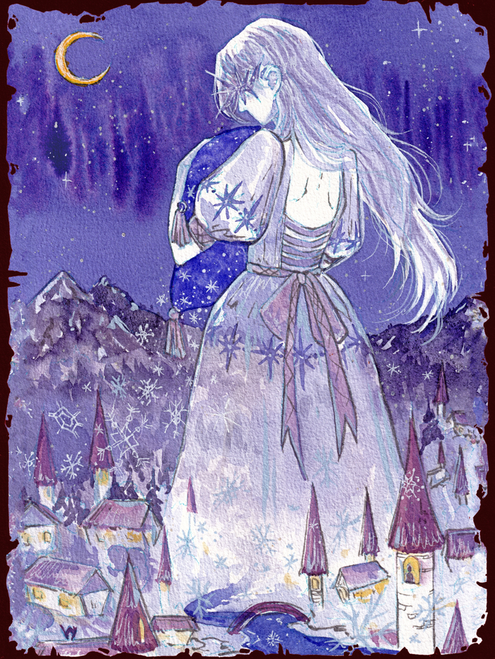 Акварельная иллюстрация, книжная иллюстрация