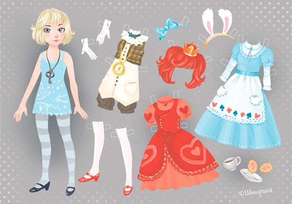 Одень Алису ( работа для конкурса )