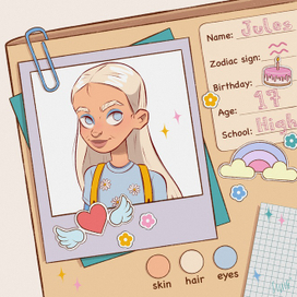 Fan art: Euphoria (Jules)