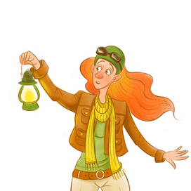 Девушка с фонарем 