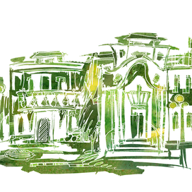 Серия работ " Мой город"