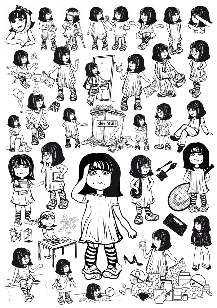 Персонаж к учебник Deutsch gans anders