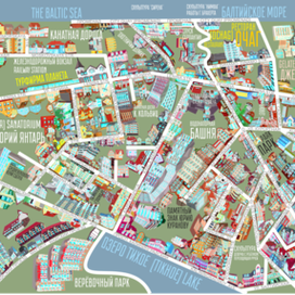 карта Светлогорска - 2018