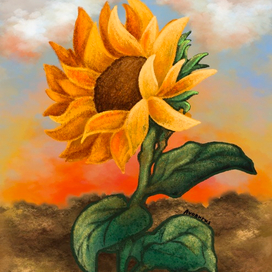 Иллюстрация. Четыре стихии. Земля. 