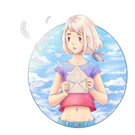 Лети легко, как птичье перышко... )