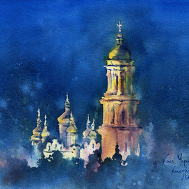 Киев вечерний-праздничный