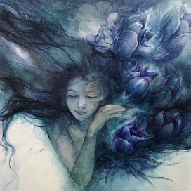 В лепестках лиловых снов