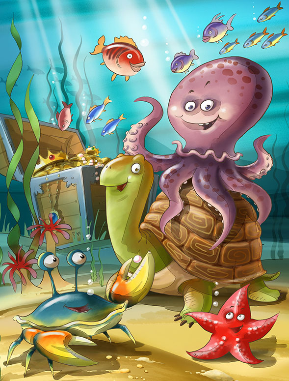 Игра "Морские обитатели"