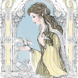 Серия работ для упаковки. Принцесса.