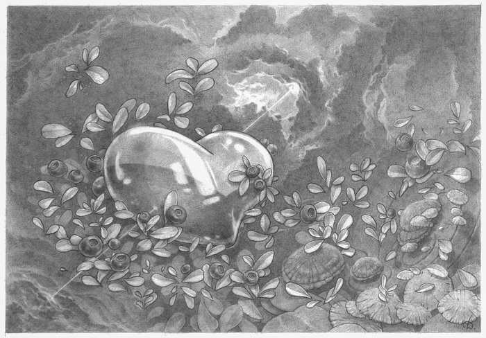 Черничное сердце