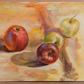 Яблочный натюрморт