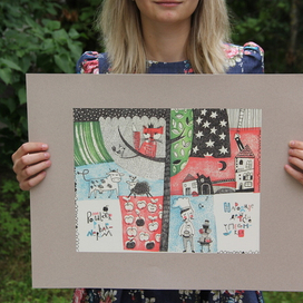 шмуц-титул сборника норвежских стихов