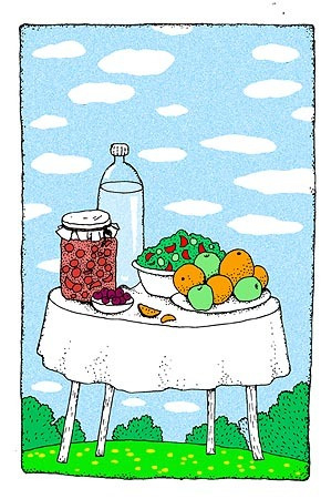 что надо есть в жару