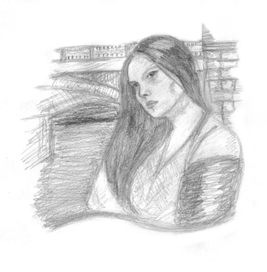 Иллюстрация на шмуц в книге стихов