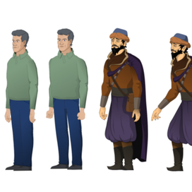  Разработка персонажей