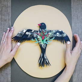 Начало новой жизни. Коллаж из бумаги