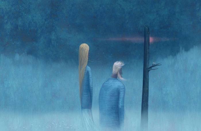 В тельняшках