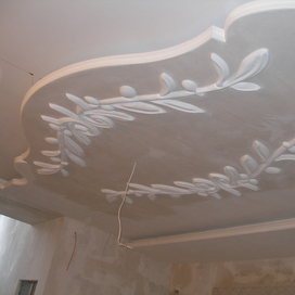 фрагмент декора потолка в средизерноморском стиле