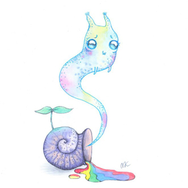 Призрак радужной улитки