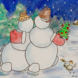 Новогодняя романтика.