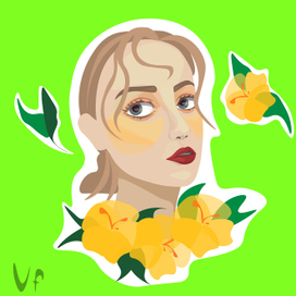 Девушка и весна.