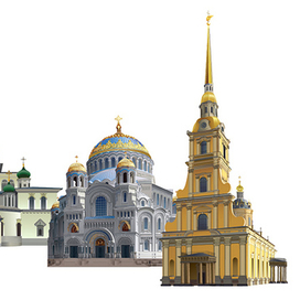 архитектурные векторные отрисовки