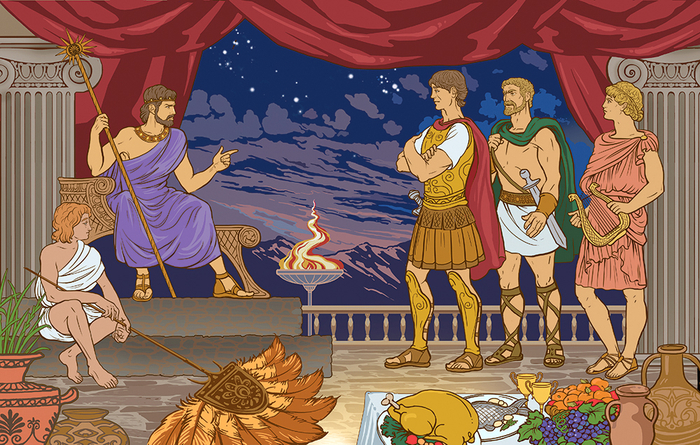 Царь Ээт и аргонавты. Боги и герои Древней Греции