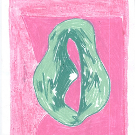 Розово-зелёная штука