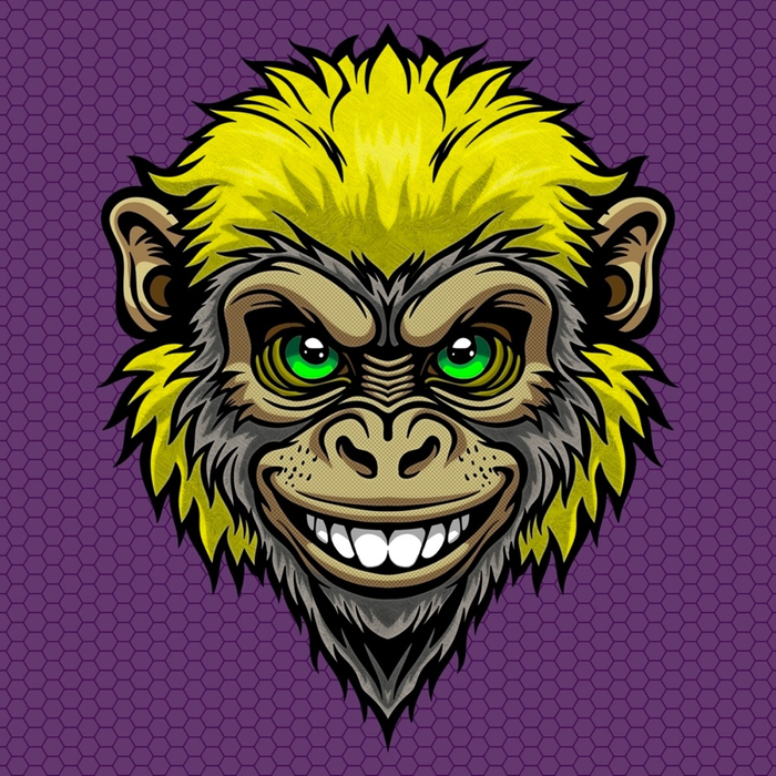 Желто-серый шимпанзе