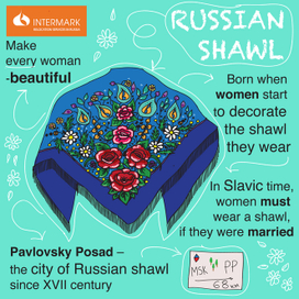 русские шали (Павлопосадский платок)