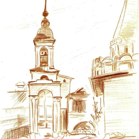 Покосившаяся церквушка