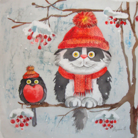 Снегири прилетели