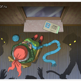 Старушка и призраки