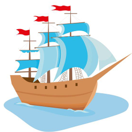 Иллюстрация корабль