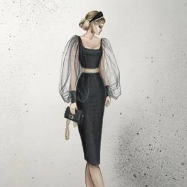 Чёрный костюм 